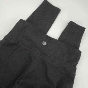 Athleta Black Serpent Chaturanga Leggings